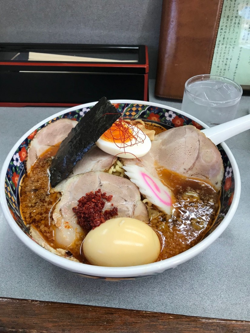 辛醤油拉麺＋スープ激辛