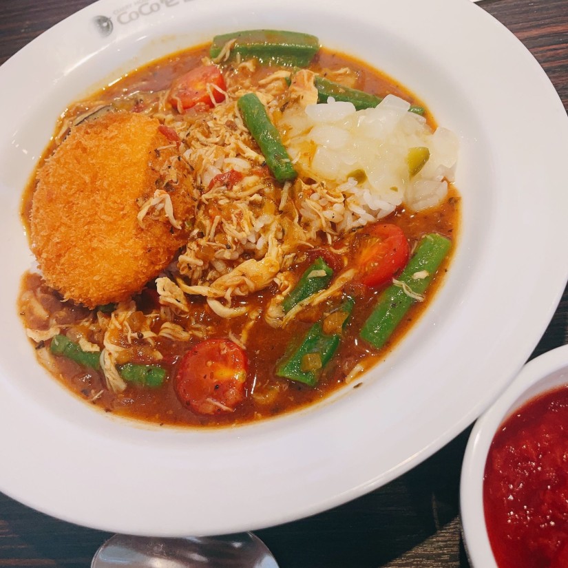 チキンと夏ベジのスパイスカレー 普通