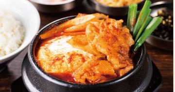豚プルコギスンドュブ定食 6辛