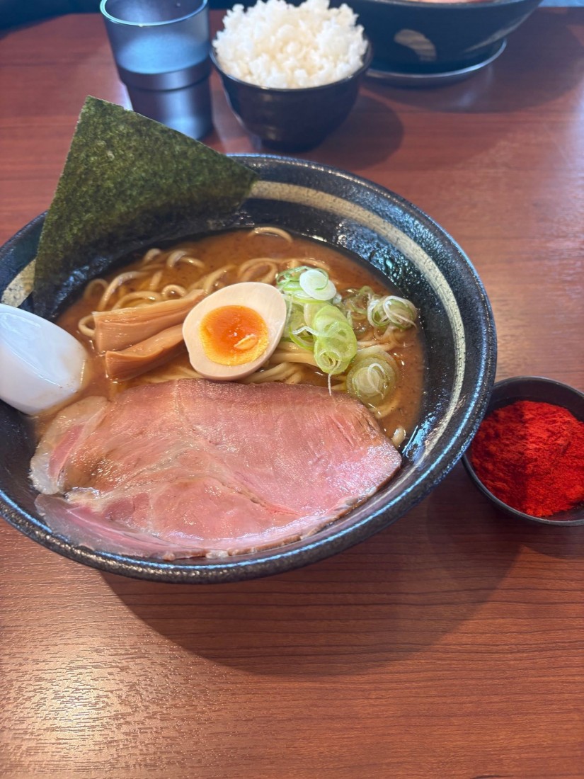 ぶしがみラーメン 辛さ追加