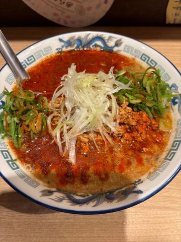 たんたん麺 辛さ4ばん(おに辛) しびれ4ばん(おにしびれ)