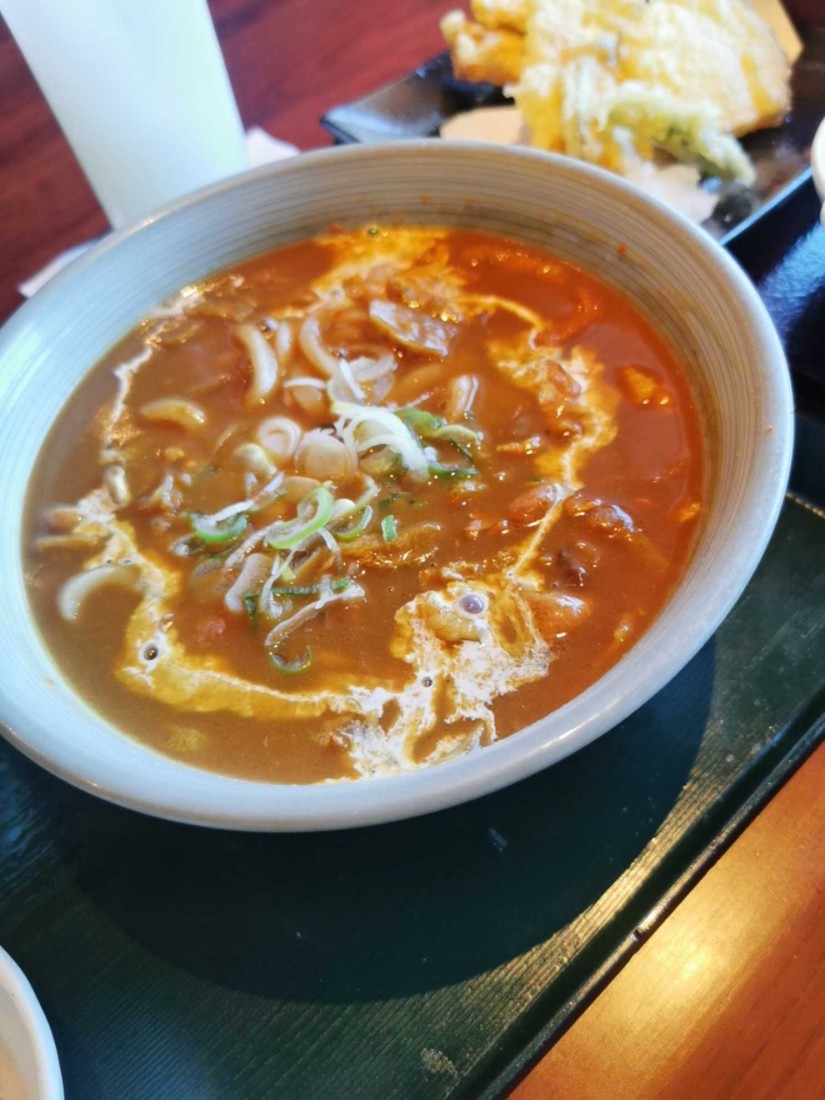 幸せのカレーうどん 激辛