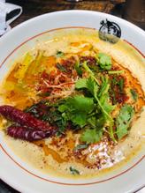 赤坦々麺 辛さ5、痺れ3