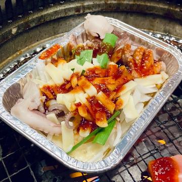 とろ～りチーズチュクミ（イイダコの辛味噌炒め）