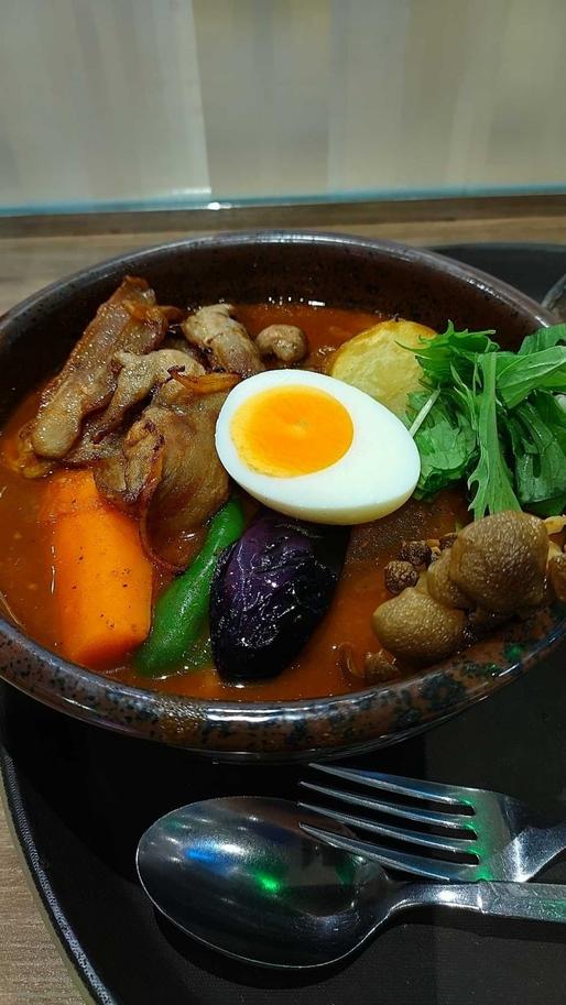 生姜焼きのスープカレー 40