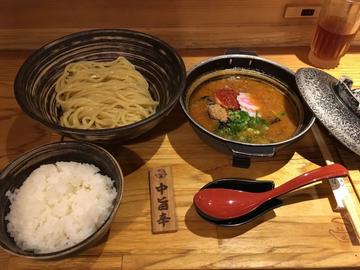 めんたい煮込みつけ麺 中旨辛
