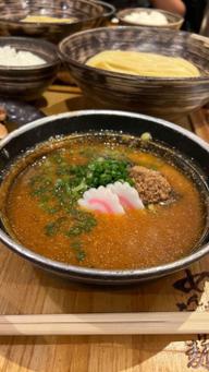 めんたい煮込みつけ麺 大旨辛