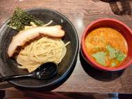 辛つけ麺　2辛（ﾁｬｰｼｭｰはもらいもの） 2辛