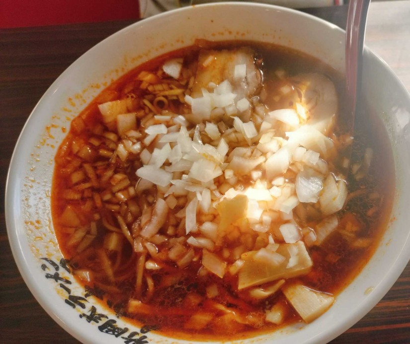 辛竹岡式ラーメン