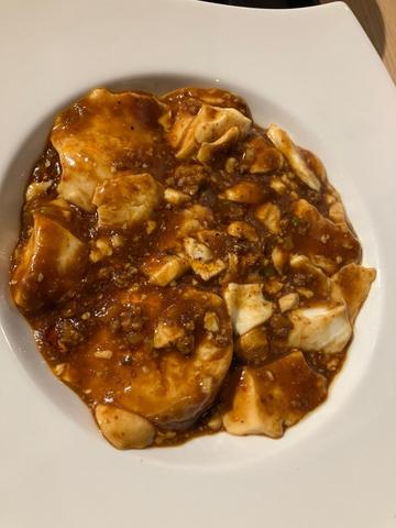 手作り豆富の麻婆豆富 辛口