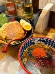 灼熱つけ麺  極限 全部のせ 極限