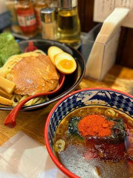 灼熱つけ麺  極限 全部のせ 極限