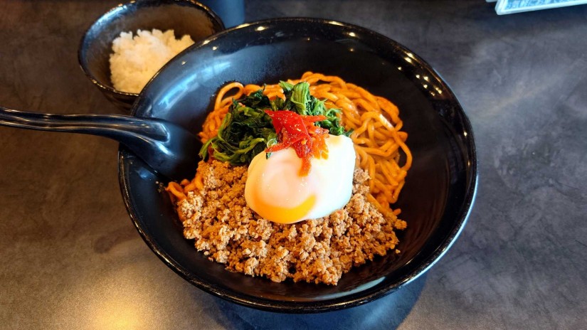中級編10辛汁なし担々麺＋20辛(辛さ増し)
