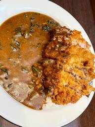 手仕込とんかつほうれん草カレー 15辛