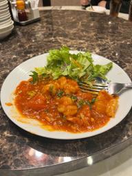 フレッシュトマトの大海老チリソース