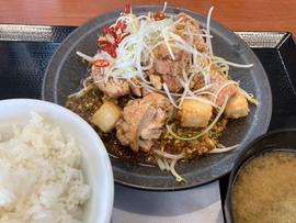 よだれ鶏からあげ定食