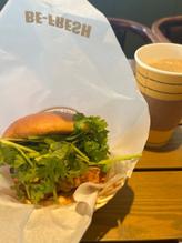 ［3倍］パクチーチキンバーガーグリーンカレー