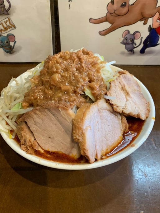 辛い小ラーメン