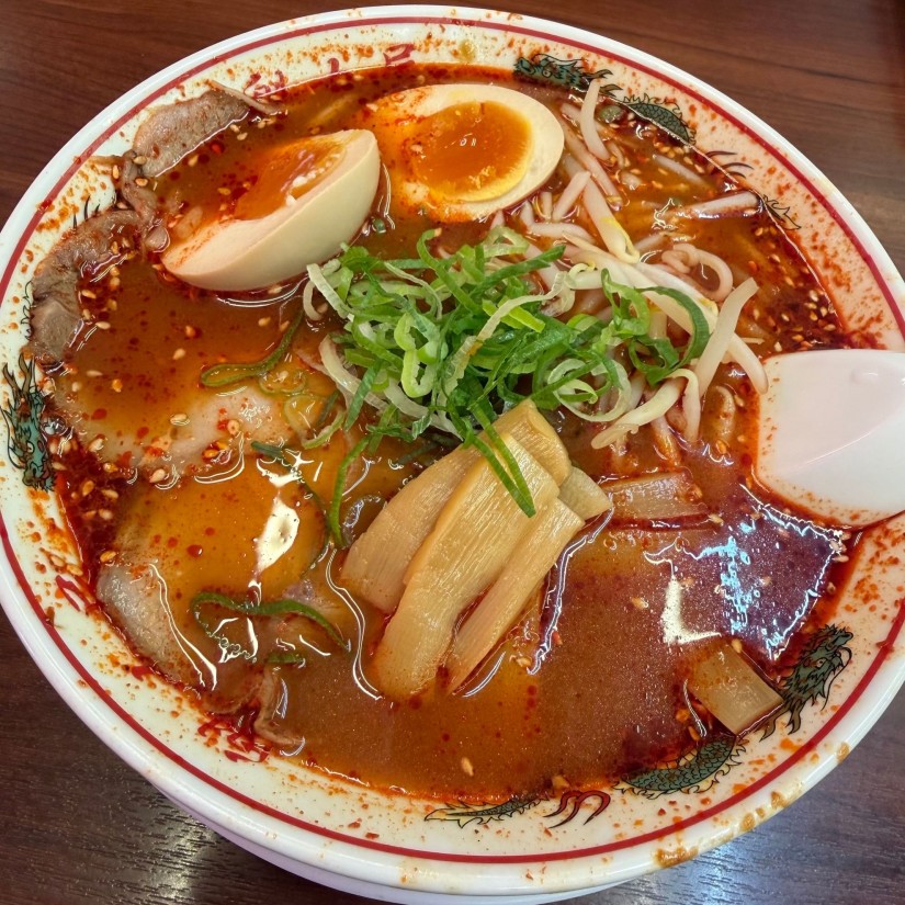 辛みそ味玉ラーメン 🌶️🌶️🌶️