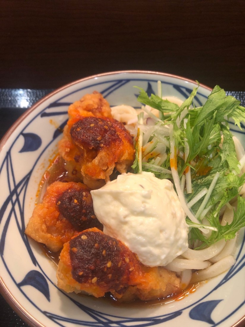 辛タル鶏天ぶっかけ