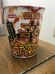 MEGA辛キムチラーメン 鬼辛
