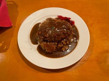 チーズミンチカツカレーライス