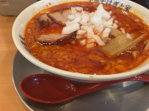 背脂煮干しそば 辛脂 死辛