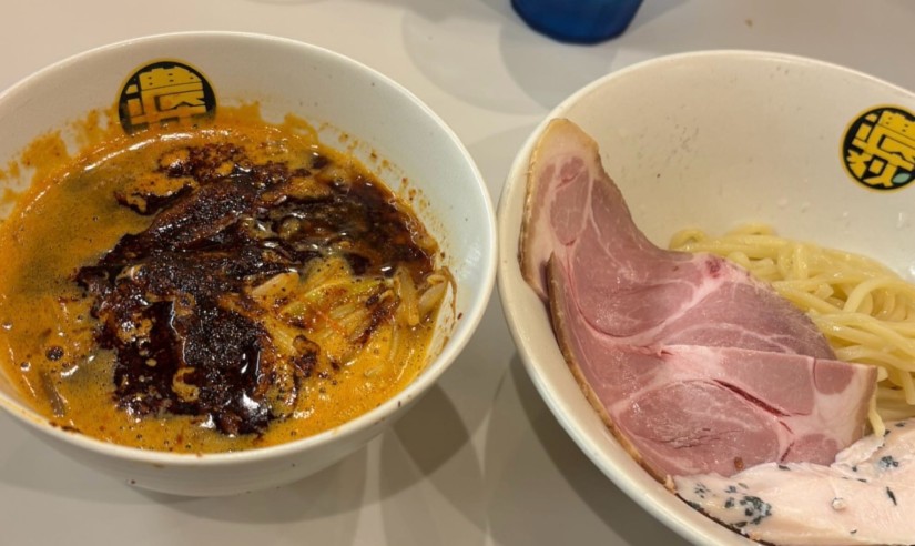 辛濃菜つけ麺 辛めの辛め