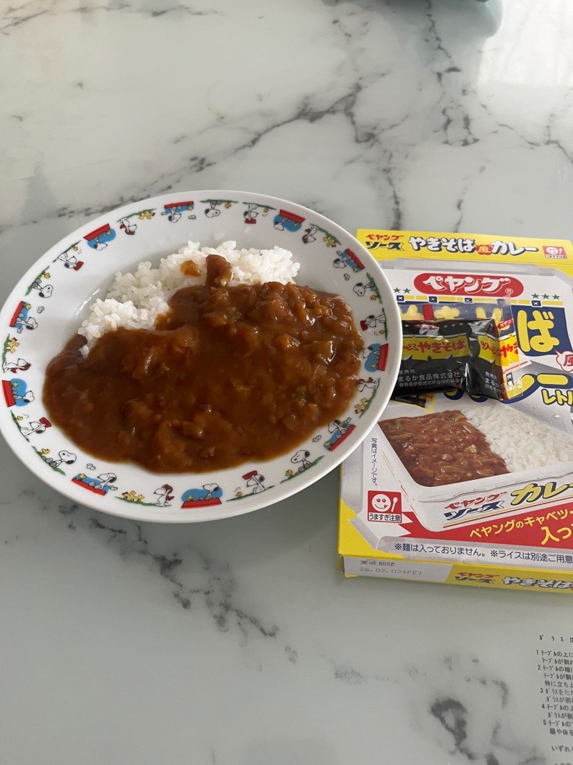 ペヤングやきそば風カレー