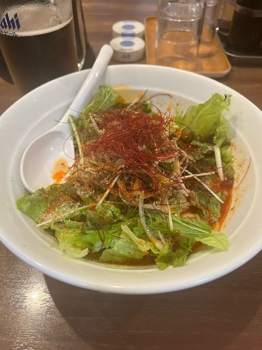 冷やし担々麺 すごく辛め