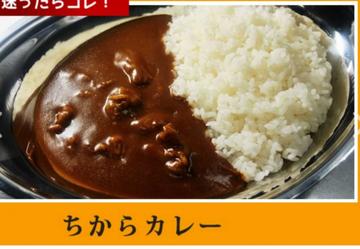 ちからカレー  激辛