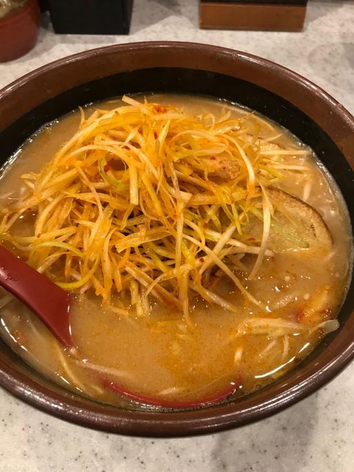 北海道味噌肉ねぎラーメン