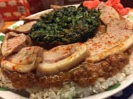 鴨カレー草トッピング大辛 大辛