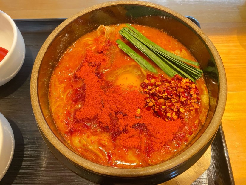 チゲそば 100ボルト