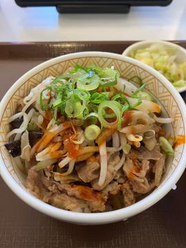 麻辣もやし牛丼 唐辛子I