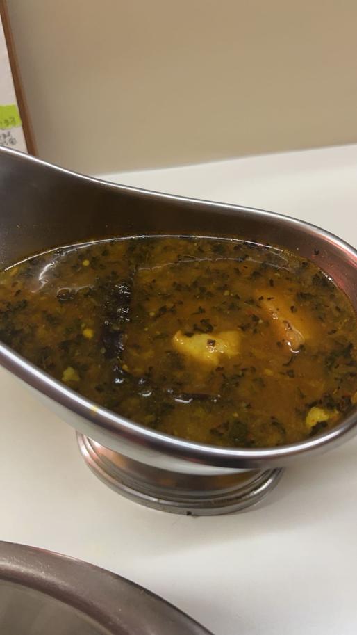 スープカレー バジルポーク 辛口