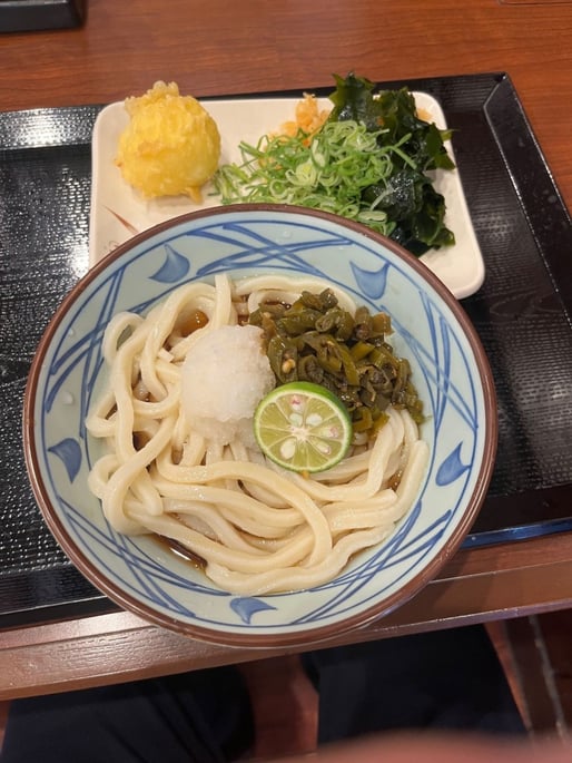 青唐おろしぶっかけうどん