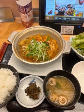キムチチゲ鍋定食