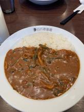 きのこカレーほうれん草トッピング 15辛