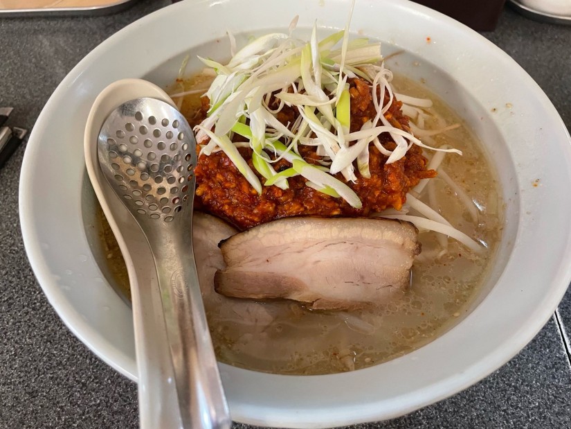 こま辛めん 辛め