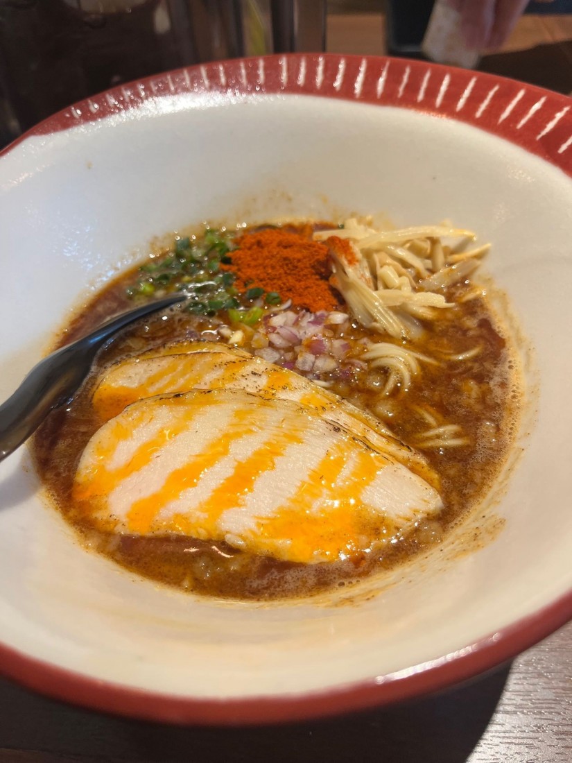 限定麺   鶏辛魚