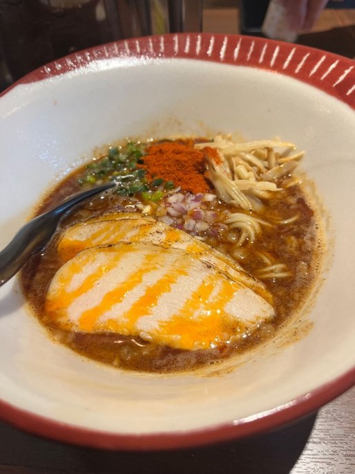 限定麺   鶏辛魚