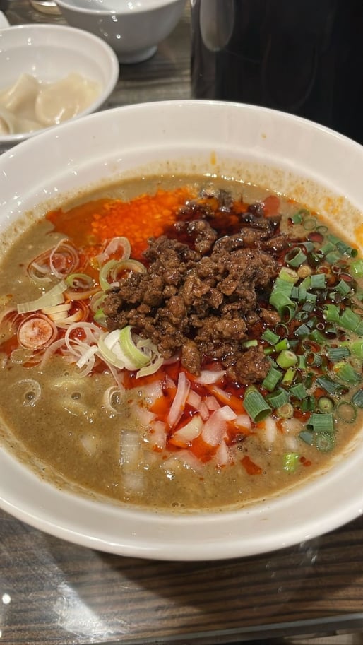 白胡麻坦々麺  辛さ10 痺れ10 辛さ10 痺れ10