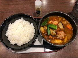 ローストチキンスープカレー 4辛