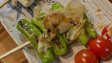 串焼き野菜 ３種盛り ししとう