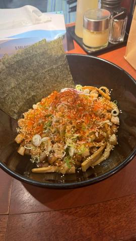 地獄の油そば 辛味追加