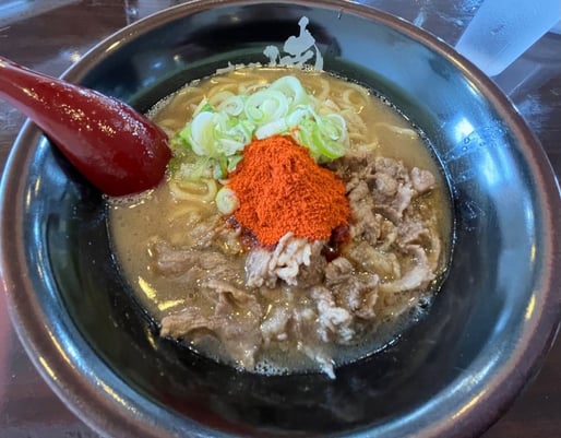 甘辛牛肉ラーメン 激辛
