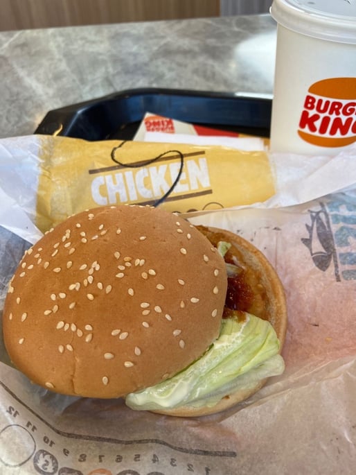 スパイシーチキンバーガー