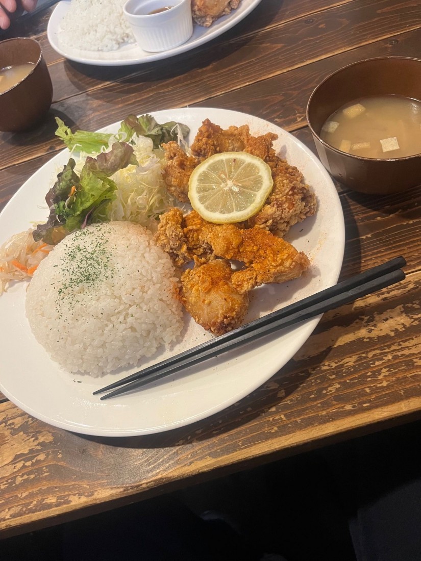 辛唐揚げプレート