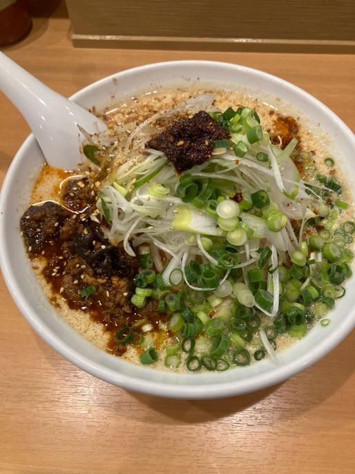 辛口白胡麻担々麺